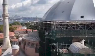 Bakan Ersoy açıkladı, Ayasofya’da restorasyonda yeni süreç
