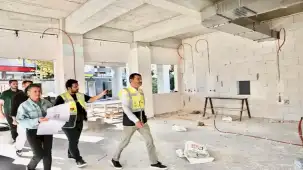 Denizli'de Kınıklı Sosyal Tesisi çalışmaları incelendi
