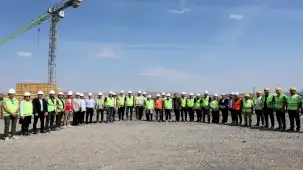 Gaziantep'te yeni tugay inşaatı hızla sürüyor