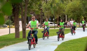 Gaziantep'te hareketliliğe özel pedal