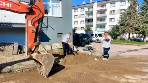Giresun’da altyapı ve üstyapı çalışmaları sürüyor