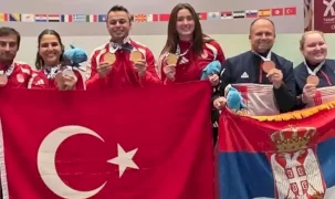 Jandarma sporcularından Akdeniz Oyunları’nda altın madalya