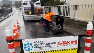 Kocaeli'de sağanak yağışa karşı ekipler teyakkuzda