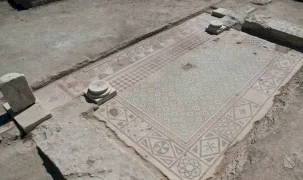 Pompeiopolis’te 105 metrekarelik mozaik bulundu
