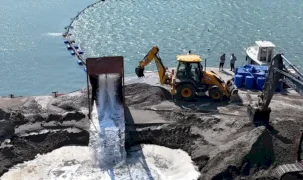 Samsun’da deniz tabanı yenileniyor, kıyılar güçleniyor