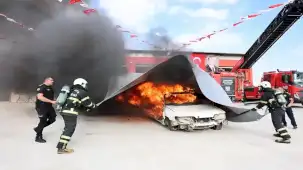 Şanlıurfa'da yeni itfaiye binası hizmete açıldı