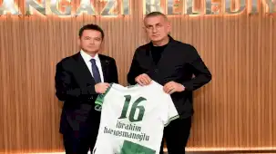 TFF başkanı Hacıosmanoğlu Bursa'da Erkan Aydın'ı ziyaret etti
