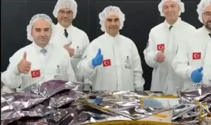Uzay aracı çevresel testler için TUSAŞ'ta