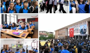 Yaz tatiline elveda, ilk okul gününe merhaba... Okullarda ders başı yapıldı