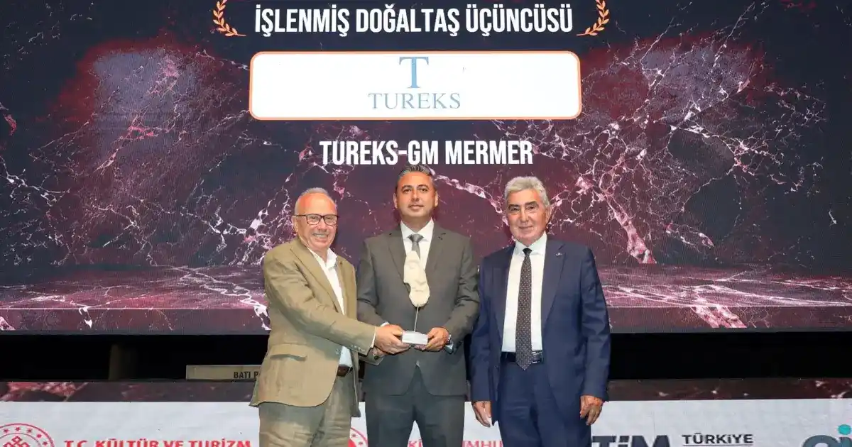 Tureks’e doğal taş ihracatında 4 ödül birden