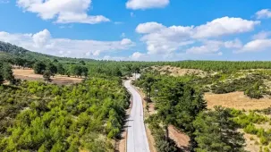 Denizli'de yeni yol çalışması tamamlandı