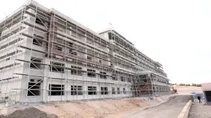 Gaziantep'te yapımı süren Yaş Bakım ve Rehabilitasyon Merkezi’ne ziyaret